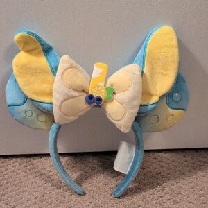 Disney Stitch Munchling Ears Lemon Blueberry Headband NWOT